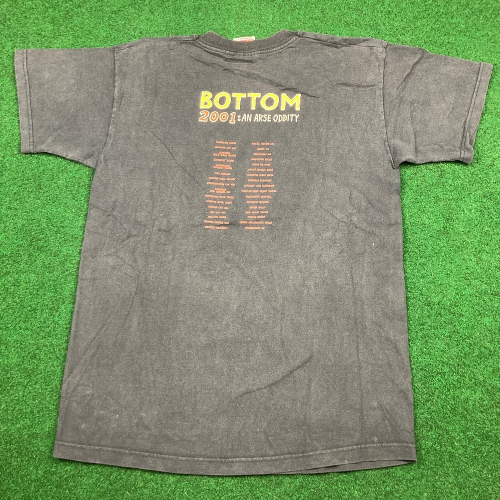 Vintage‎ The Bottom 2001 An Arse Oddity Shirt Mens M Black Live Show Comedy Y2K - Picture 7 of 14